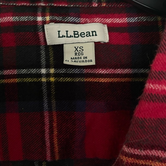 L.L. BEAN WOMENS FLANNEL - Picture 2 of 6